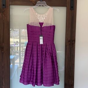 BCBG MAXAZRIA “Marina” Magenta Dress